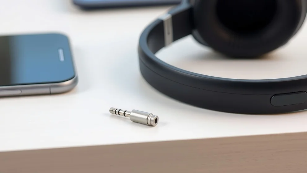 3,5 mm adapter för headset med mikrofon