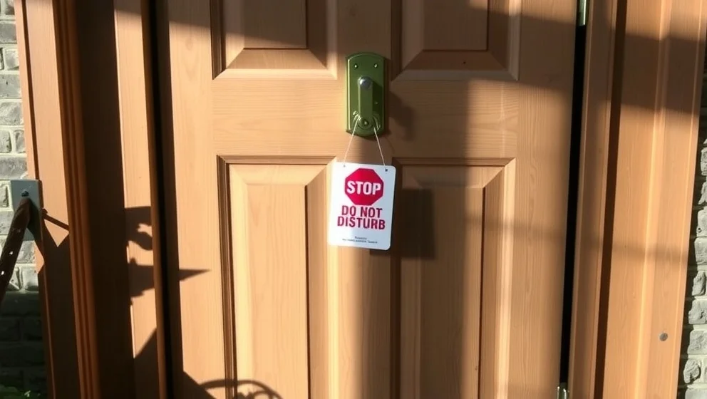 Du får inte knacka på min dörr