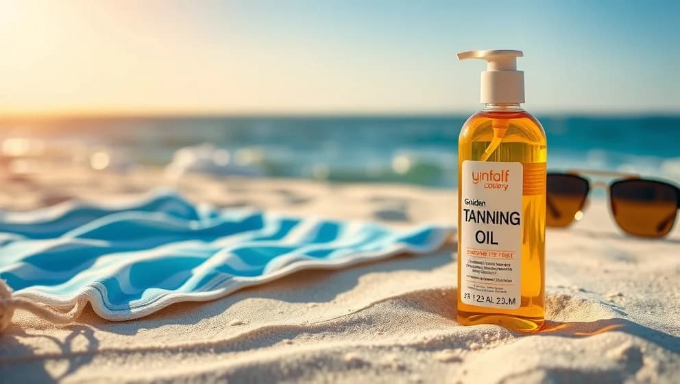 Hawaiiansk solning olja för brun hud