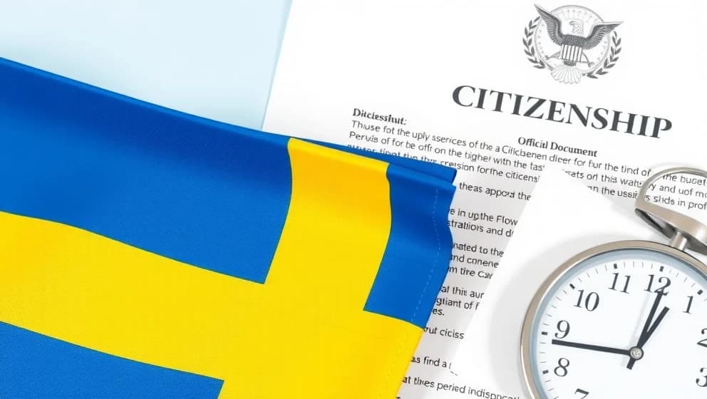 Hur lång tid tar det att få svenskt medborgarskap