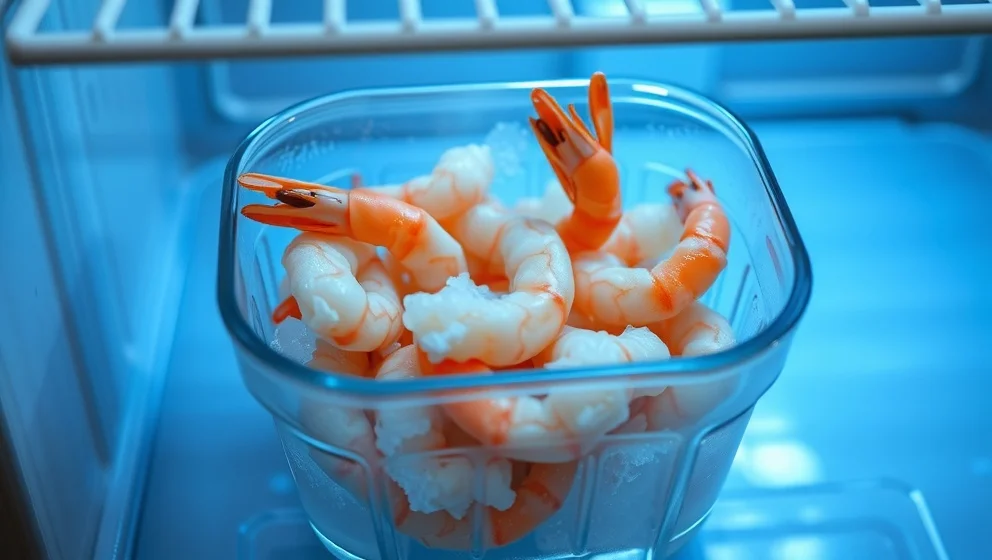 Hur länge håller skalade räkor i kylen