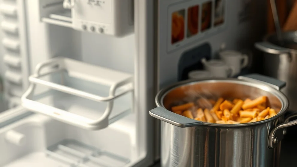 Kan man lägga varm mat i kylen