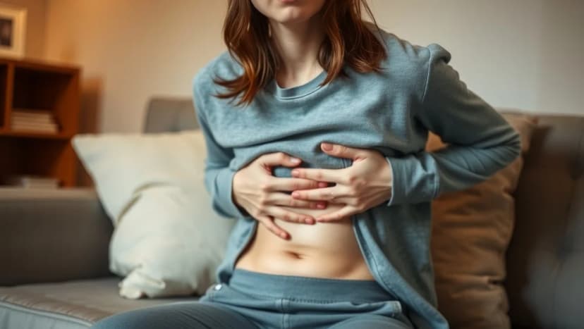 Ont i magen vänster sida vad kan det vara
